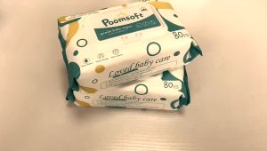 POOMSOFT Non Alcohol Baby Wet Wipes(80 Pcs/Pack)