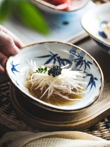 Snack Bowl Special Good-Looking Bowl Abnormal-Shape Bowl Rice Bowl Noodle Bowl Yogurt Tableware Snack Plate Japanese Style Tableware Bowl Dish