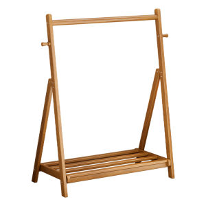 CHUJUN | Wooden Floor Standing Clothes Rack