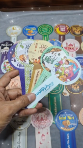 [20pcs] Sticker Label Cookies Stiker Segel Toples Lable Dus Kue Kering Ramadhan Idul Fitri Lebaran