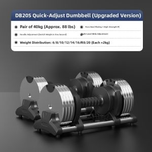 SINUODE | Quick Adjustable Dumbbell Home Gym Equipment
