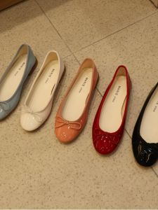 Low Cut Butterfly Knot round Toe Comfortable Casual Loafers Flat Heel Fashion Single Shoes for Women in Summer 2023