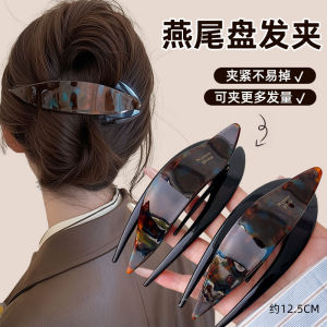 Simple Acetate Tailored Hairpins for Women 2024 New Style Elegantly Designed Single Row Hair Accessories behind Head