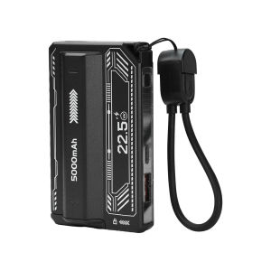 diymore | 21700 Battery Holder Power Bank Case PD 20W Fast Charging Built-in Cable Detachable Power Bank DIY Battery Case