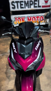 COD Sticker Decal Full Body Yamaha Aerox 155 New Connected Cyber City Tahun 2020 2021 2022 2023 2024 Sticker Aerox New Connected Gambar Ducati Racing Aerox New Ducati Racing SRBW 24.14