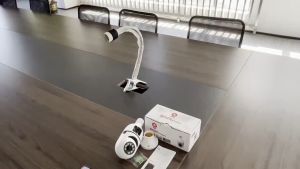 V380 Pro Kamera CCTV Bohlam Lensa Ganda Jarak Jauh 1080P WiFi Wireless CCTV Camera Night Vision PTZ Auto Tracking Two-Way Voice Smart Wifi Kamera