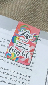 2 Pcs Magnetic Bookmarks with motivational quotes | Book Markers | Page Markers | Book Clips MB04