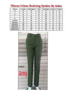 Celana wanita casual modern terbaru reguler polyester premium stretch melar import syakira by azkia