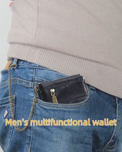 BAELLERRY D3261 Dompet Pria Pendek Lipat Bahan Kulit PU Leather Premium