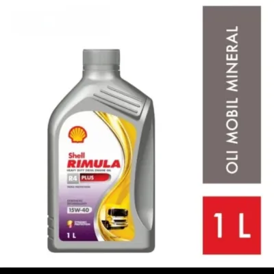 SHELL RIMULA R4 plus 15W40/15W-40/15-W40 Api CI-4/SL (1L) Oli Diesel
