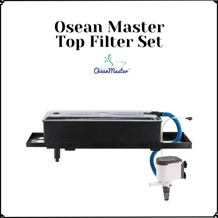 [Malaysia Plug][NEW] Osean Master x SOBO Aquarium OMT Top Filter full set with powerhead,hose
