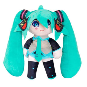 Bandai | 2 Styles Anime Hat suned Mikued Plush Doll Classic Vocaloid Anime Stuffed Plushies Soft Figure Collectible Decor Gifts Hot
