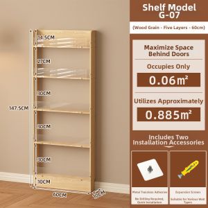 TULANGMAO | Space-saving Multi-layer Bookshelf