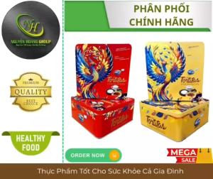 ARCOR - Bánh Tortitas Hộp Thiếc Vuông Con Công 415gr ( Màu Ngẫu Nhiên)