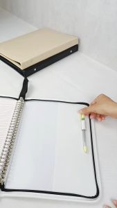 TOPLA Notebook Binder B5 Resleting 985 Binder kulit B5 26 Lubang Ring Besi