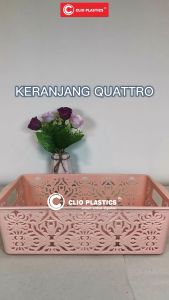 6PCS Keranjang CLIO Quattro 8362 - Keranjang Storage Basket Serbaguna
