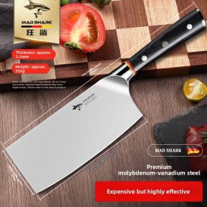 Mad Shark | Home Chef Friendly Meat and Vegetable Cutting Stainless Steel Knife