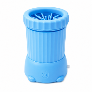 Electric Dog Paw Cleaner for Small Dogs USB Rechargeable Paw Washer with 360° Silicone Brush for Mud Dirt After Walks