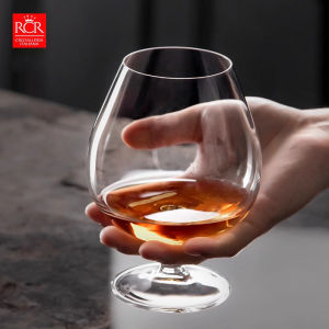 RCR Crystal Whiskey Glass High And Low Stem Red And Cognac Wine Cup Modern Simple Style Easy to Clean Beverage Accessories