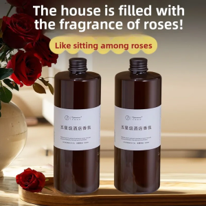 500ML Rose Scented Diffuser Refill Oil Long Lasting Fragrance for Indoor Home Bedroom Hotel Room Air Freshener
