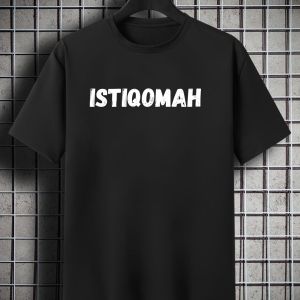 Baju Kaos Distro Dakwah Pria Wanita Istiqomah Bahan Katun Combad 30s Premium Sablon Print DTF Efek Rastre - TMDK