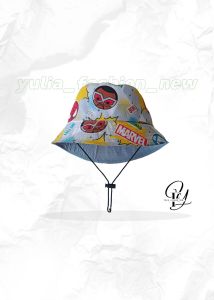 topi bucket anak tali banyak gambar motif/pullprinting/cocok untuk anak 2-10tahun