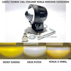 Lampu Tembak / Lampu Sorot Laser Gun Cut Off Nyala Jauh Dekat Warna Putih Kuning Universal - TOV