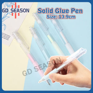 Solid Glue Stick Pen Shape Candy Color Quick-drying Glue Stick Pen School Students Office Supplies