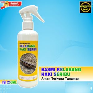 PEMBASMI KELABANG | PEMBASMI KAKI SERIBU | 100% Efektif Ampuh | Ramah Lingkungan | Aman Untuk Tanaman | Insektisida 100ML | 250ml Reffil | 250ml