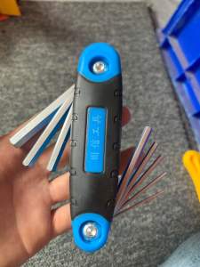 Bộ Lục Giác Đầu Bi KINGTONY 9 Cây Trắng Chế Tạo Từ Hợp Kim Thép Siêu Bền