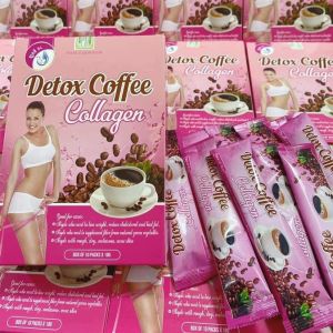Cà phê giảm cân detox collagen - Detox Coffe Colagen Hộp 10 gói
