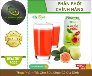THÙNG 24 LON - CG Food Nước Ép Ổi 330ml