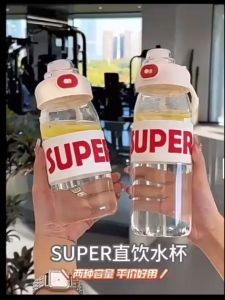 Tempered Glass Water Bottle Heat Resistant with Tea Filter & Thick Bottom Glass Water Bottle Suitable For Hot/Cold Drinks