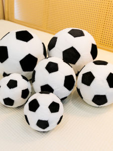 GUAIBUDIAN | Black and White Color Handmade Football Plush Toy