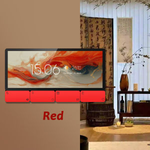 ANJIELO Smart 6-inch IPS display central control panel tuya device supports Bluetooth Zigbee control scene touch screen LCD Panel Knob