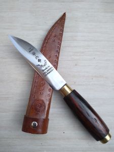 pisau dapur cap garpu mini kupas buah sayur iris bawang