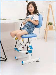 Kids Orthopedic Seat For Home Elementary School Student Writing Chair Adjustable Chair Lift Anti-Humpback Chair Baby Long-Sitting Pedal Chair