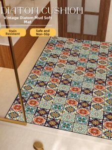 Strong Absorption Slip-Resistant Bath Mat