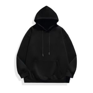 Export Tail Order Withdrawal Low Price Big Sale Leak Detection Processing Sweatshirt Men Fall and Winter Velvet Padded All-Matching Hooded Jacket Coat