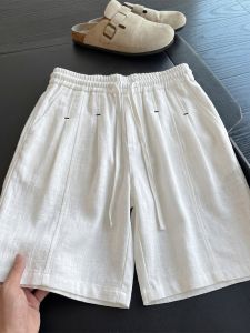 JIARONG | Retro Fashion Loose Leg Linen Shorts