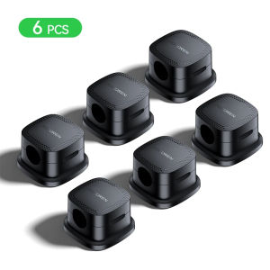 Rocoren | Rocoren Magnetic Cable Organizer Smooth Adjustable Cable Holder Under Desk 6PCS Stable Cable Management Wire Keeper Cable Clips