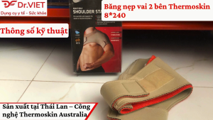 Băng nẹp vai 2 bên Thermoskin 8*240