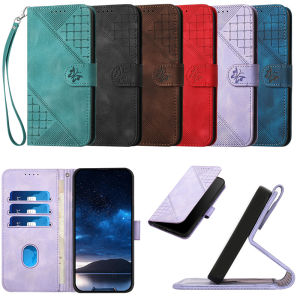 Vivo Iqoo Z3/Y72 5G Phone Case Butterfly Embossed Soft Silicone Flip Cover Protective Shell Card Holder Strap Stylish Cute