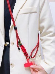 สายรัดโทรศัพท์มือถือแบบปรับได้ ทนทาน สำหรับใส่กระเป๋าสะพายข้าง สายรัดกุญแจ ของตกแต่งกลางแจ้ง สไตล์เรียบง่าย หลากหลาย