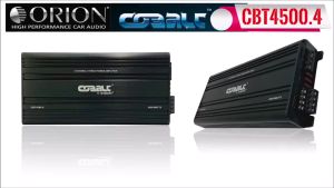 ORION เพาเวอร์แอมป์ 4CH CBT4500.4 Cobalt Series CLASS-AB 4500W สำหรับสี่สิ่งที่คุณต้องการที่จะสัมผัส 2250W รุ่น Total Musical Watts พร้อมส่งทันที