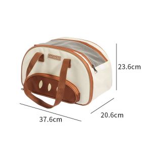 High Aesthetic Cat Backpack Pet Bag Single Shoulder Handheld Travel Outdoors Cat Bag Transparent Design Pet Carrier Bag