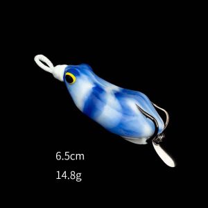 Top Water Soft Frog Bait 6.5cm-14.8g Floating Souple Fishing Lure Silicone Wobbler Spinner Topwater Swimbait Bass Fishing Tackle
