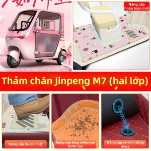 Thảm Chân Trang Trí Đầy Đủ Cho Xe Điện 3 Bánh