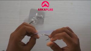 ARKAPLAS 1 SET Soket Hook Tempel Gantungan Tembok
