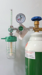 ชุดพ่นยาอ๊อกซิเจน 2 คิว +เกจ์ GOODWIN GW2307 ช่วยหายใจ (พร้อมใช้งาน)